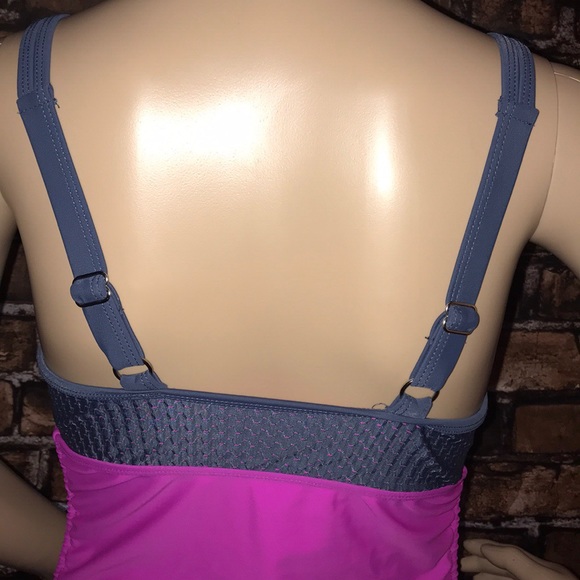 Free Country tankini double straps molded cups - Picture 4 of 7